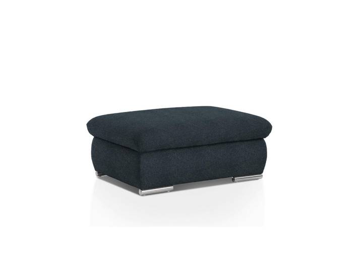 Livetastic Hocker, Schwarz, Metall, rechteckig, 101x45x74 cm, Made in EU, Stauraum, Wohnzimmer, Hocker, Sitzhocker