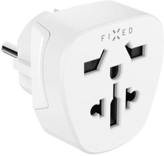 Fixed Rejse Adapter til EU / UK / USA / AUS - Hvid