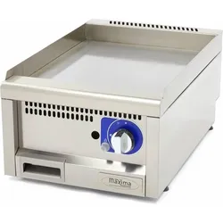 Maxima Griddle Grado Commercial - Glatt - Einzelgerät - Tiefe 60cm - Gas