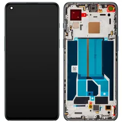 OnePlus Display Unit für Nord 2 5G, grau Sierra (Display, OnePlus Nord 2 5G), Mobilgerät Ersatzteile, Grau