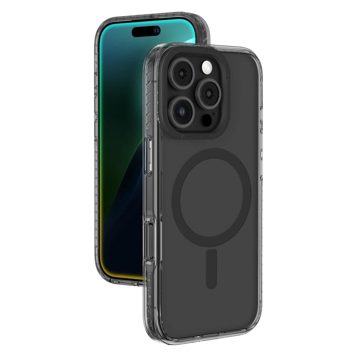 Amazingthing Titan Pro Mag Case mit Magnetring für iPhone 16 Pro Max - Schwarz (Apple iPhone 16, Apple iPhone 16 Plus, Apple iPhone 16 Pro, Apple iPhone 16 Pro Max) (IP166.9PTMBK)