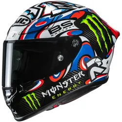 HJC RPHA 1 V2 CARBON Quartararo Le Mans 3 Integralhelm blau-rot - 2XS (52/53)