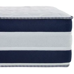 RELAXX Gel Matratze 120x200 cm mit 3D Memory Foam - 7 Zonen; 25cm Höhe; H2/H3 - Wendbare Kaltschaummatratze mit optimaler Druckentlastung
