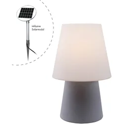 8 seasons design Solar LED-Tischleuchte No. 1, 60 cm, stone