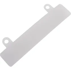 1000 900213 Kunststoffabheftvorrichtung, transparent,, 1000 Stück, Hart-PVC