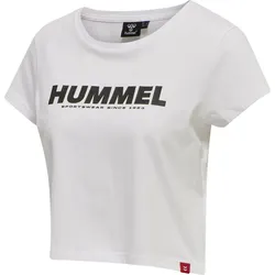 hummel hmlLEGACY Cropped T-Shirt Damen white/black L