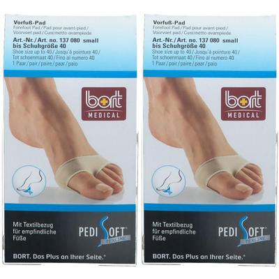Bort PediSoft TexLine Vorfuß Pad small 2x 2x2 St Bandage(s)