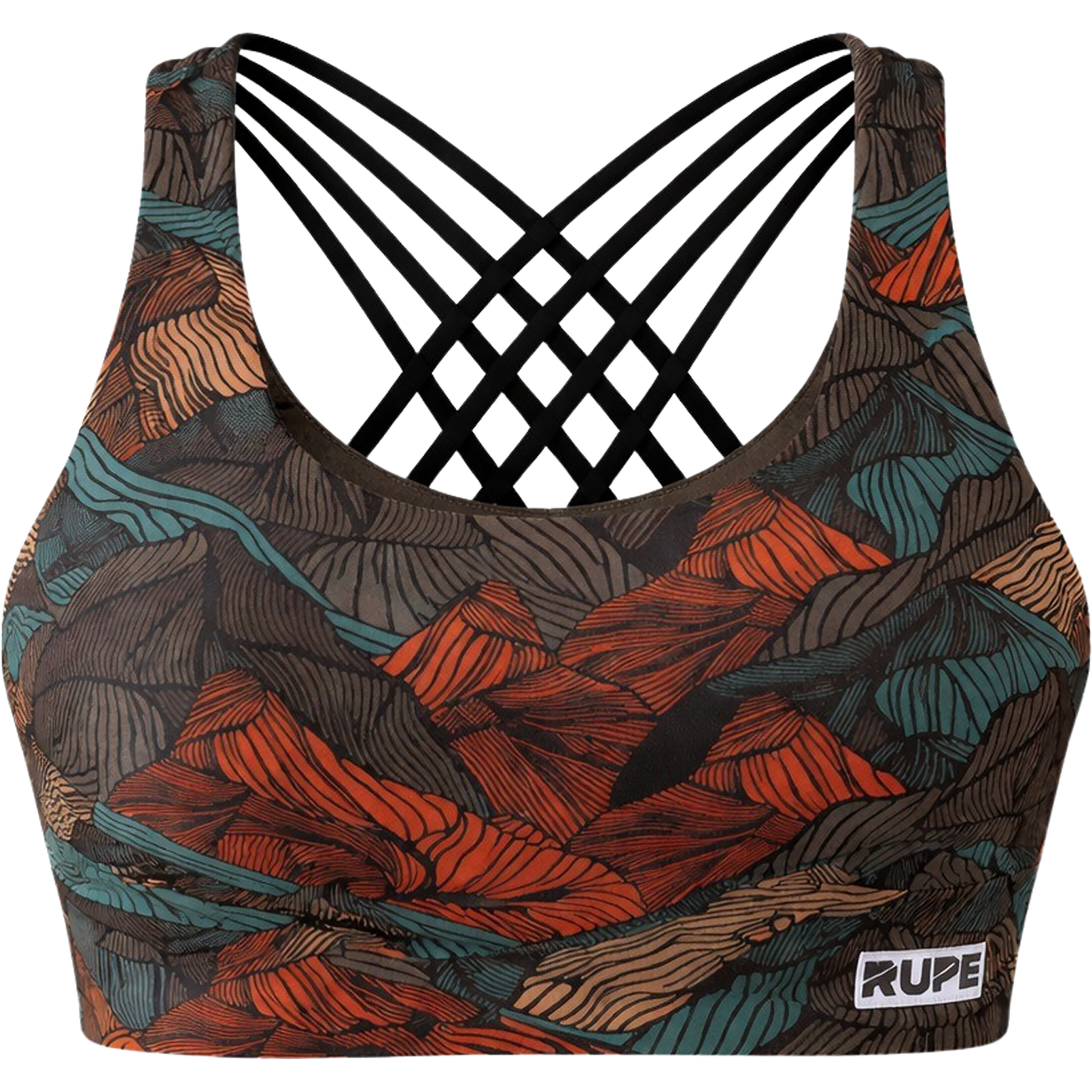 Rupe Braided Sport BH Damen Sport-BHs braun Größe XS Camping
