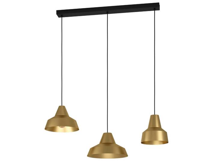 Eglo Hängeleuchte, Schwarz, Goldfarben, Metall, organisch, 30.5x130x93 cm, Lampen & Leuchten, Innenbeleuchtung, Hängelampen, Pendelleuchte