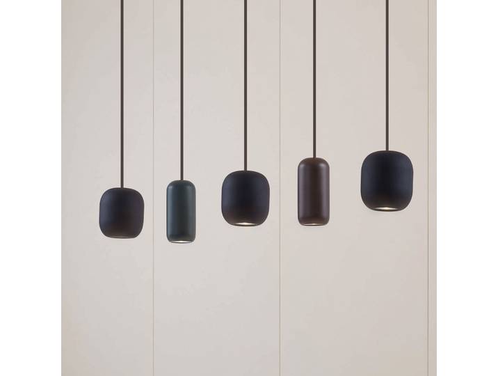 Suspension Narion 5 Noir - Lucande - Salle à manger - Moderne - Métal - Multi-ampoules