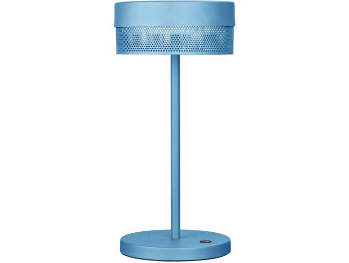 Tischlampe Mesh pastellblau Metall H 30 cm 190 lm - LED - Lichtfarbe: Extra warmweiss - Tischlampe- LED Energiesparlampe