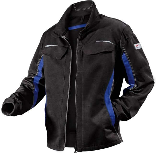 Veste pouls forme 1324 taille 56 noir/bleu bleuet 65 % PES / 35 % CO ; Kübler Workwear (1324 5353-9946-56)
