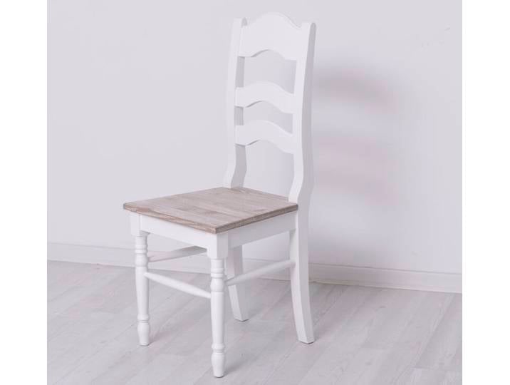 Holzstuhl französischer Landhausstil weiß