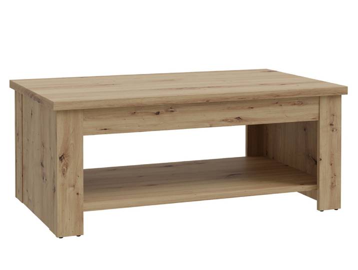 Table basse relevable Corona Chene Artisan - Basika