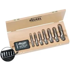 VÖlkel Handgewindebohrersatz HexTap G1/8-1 Zoll HSSG ISO2 (6H)
