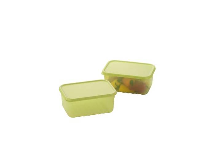 LocknLock Lot de 2 boîtes de conservation hermétiques\, empilables et sans BPA\, avec couvercle\, pour fruits et légumes\, passent au micro-ondes\, au congélateur et au lave-vaisselle (1\,5 l)