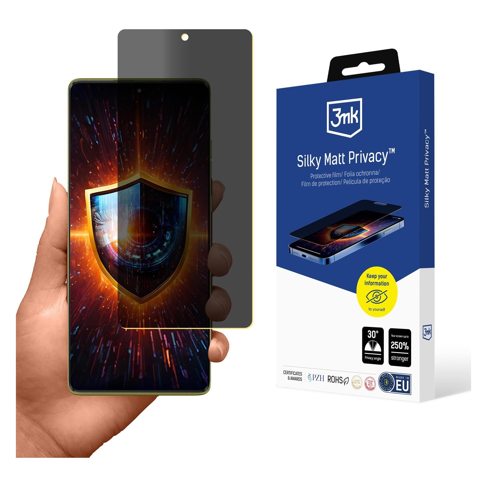 3MK Folia ochronna prywatyzujÄ ca matowa Silky Matt Privacy na Motorola Moto G85 (Motorola Moto G85) (W-3SlMatPv-MMG85-0)