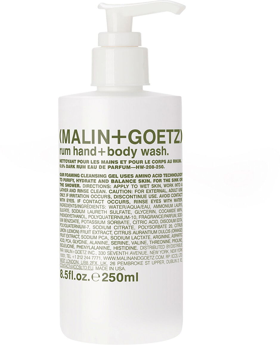250ml MALIN+GOETZ Rum Hand + Body Wash