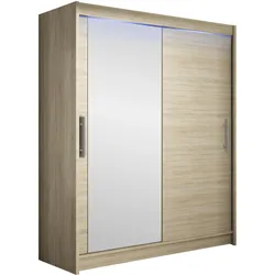 SCHWEBETÜRENSCHRANK Westa VI, mit RGB LED Beleuchtung