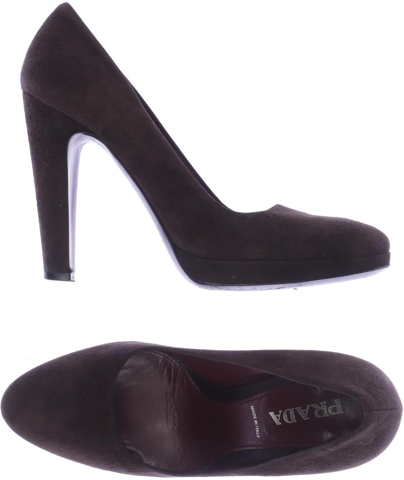Prada Damen Pumps, Braun, Gr. EU 36.5, kein / Etikett - Second Hand