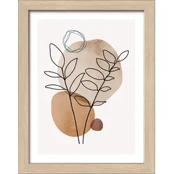 Gerahmtes Bild (BHT 19x24x1,80 cm) - bunt - BHT 19x24x1,80 cm