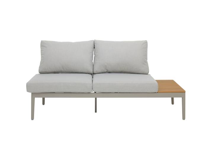 Loungeelement Florida hellgrau Aluminium