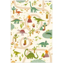 KINDERTEPPICH Dino - Grün - Natur - Kinder - Design Spielmatte 120x180 cm