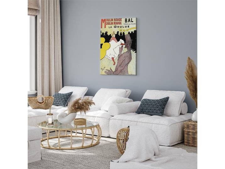 Leinwandbild Moulin Rouge Filz Multicolor/Multicolor 60 x 90cm