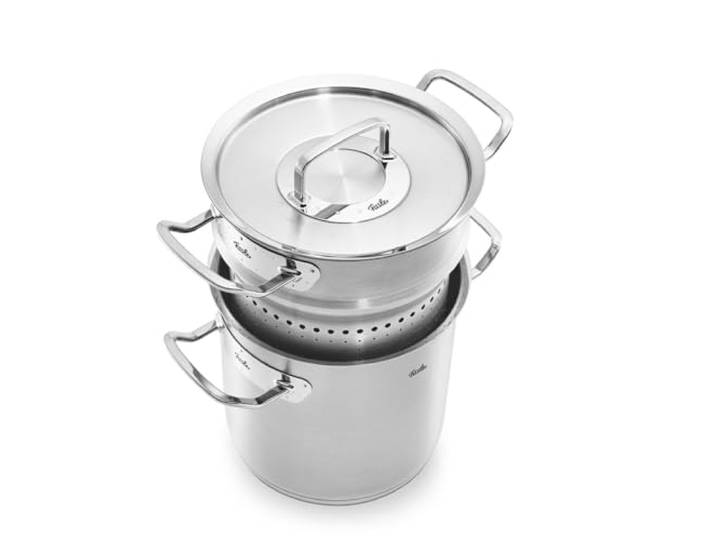 Fissler, Original-Profi Collection Multistar Spargeltopf (6 L, Ø 20 cm), Edelstahl, Deckel & Siebeinsatz, Induktion