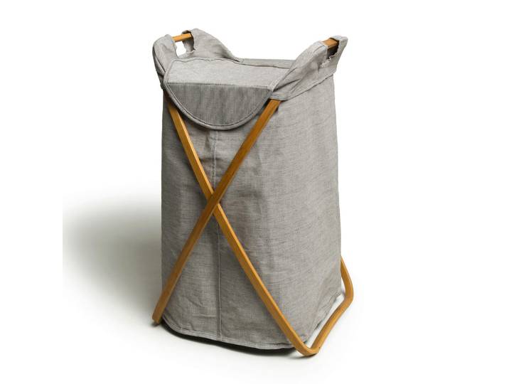 Moeve Wäschekorb, grey, 46x66x39 cm, Haushalt & Reinigung, Wäschepflege, Wäschekörbe & Wäschetonnen