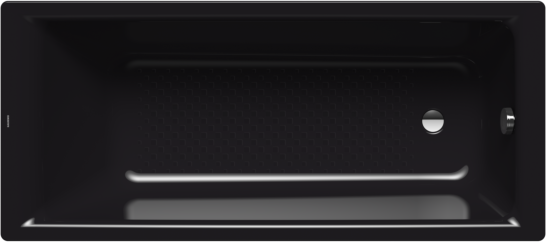 Kaldewei Puro Badewanne 259134010701 170x80cm, Vollantislip, schwarz