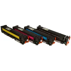 MultiPack HP 201A (CF400-3A) - Toner TonerPartner, black + color (schwarz + farbe)