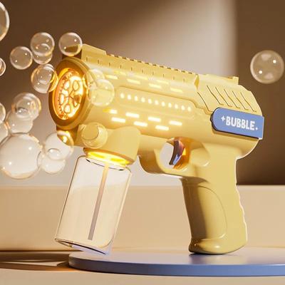 Inspired Living Unicorn Electric Bubble Gun Toy With Lights Automatic Bubble Blower For Kids Outdoor Fun 11