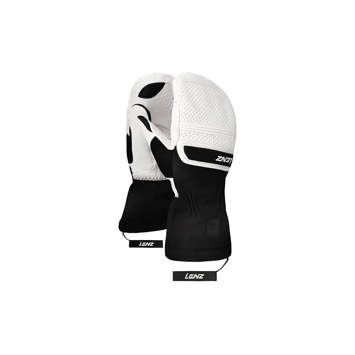 Lenz Think About Mittens Women weiß/schwarz XS(6) 31005-XS(6)