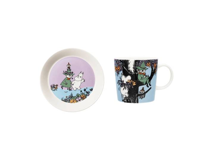 Moomin Arabia Amis pour toujours mug Moumine et assiette 2 pièces