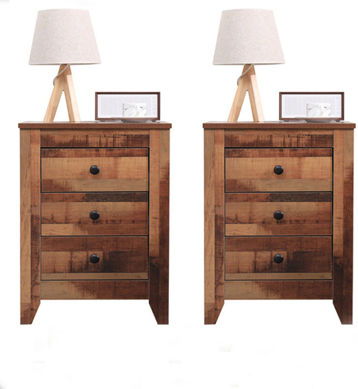 Union Rustic Gitano 45cm W Manufactured Wood Bedside Table Brown 62cm H X 45cm W X 40.5cm D