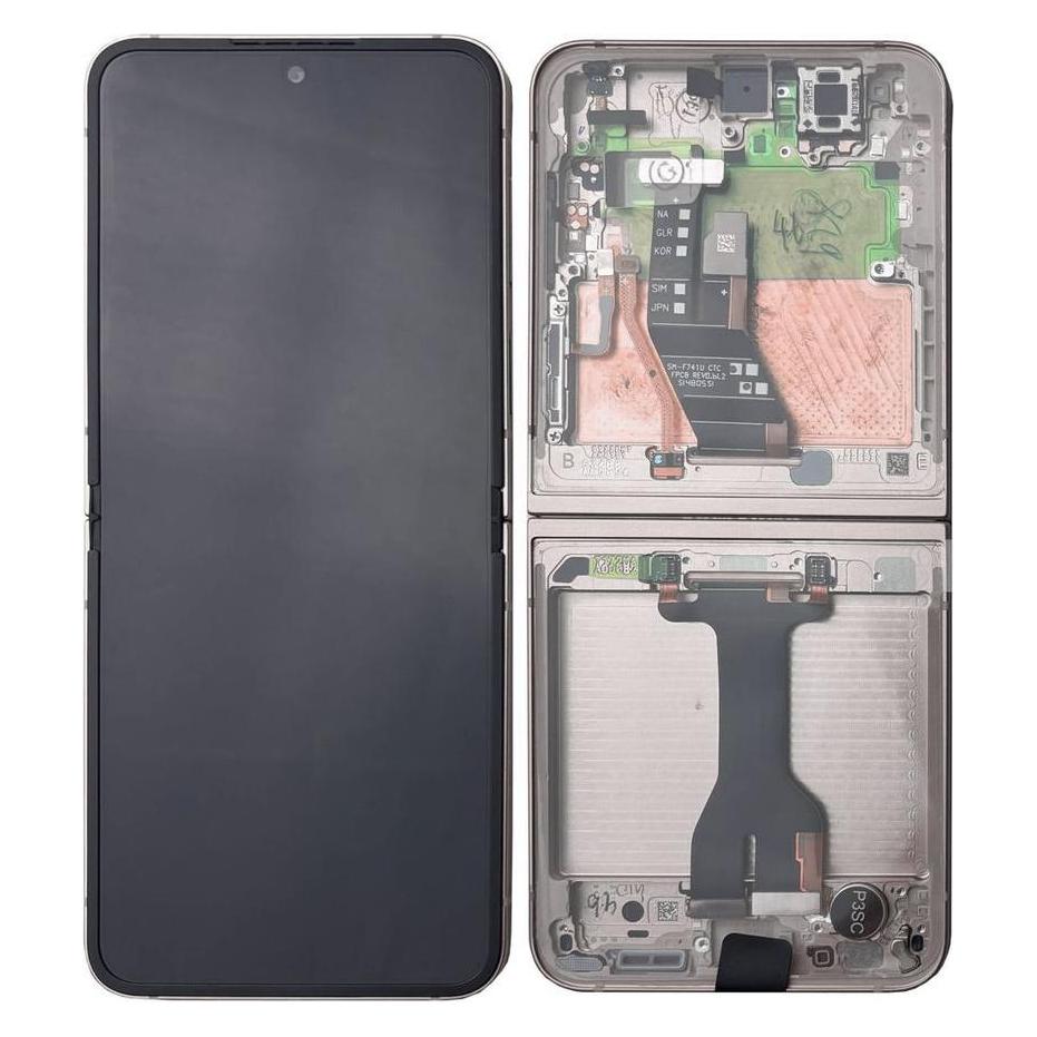 Samsung Galaxy Flip6 Display Inner - Silver (Display, Samsung Galaxy Z Flip6) (GH82-35014A)
