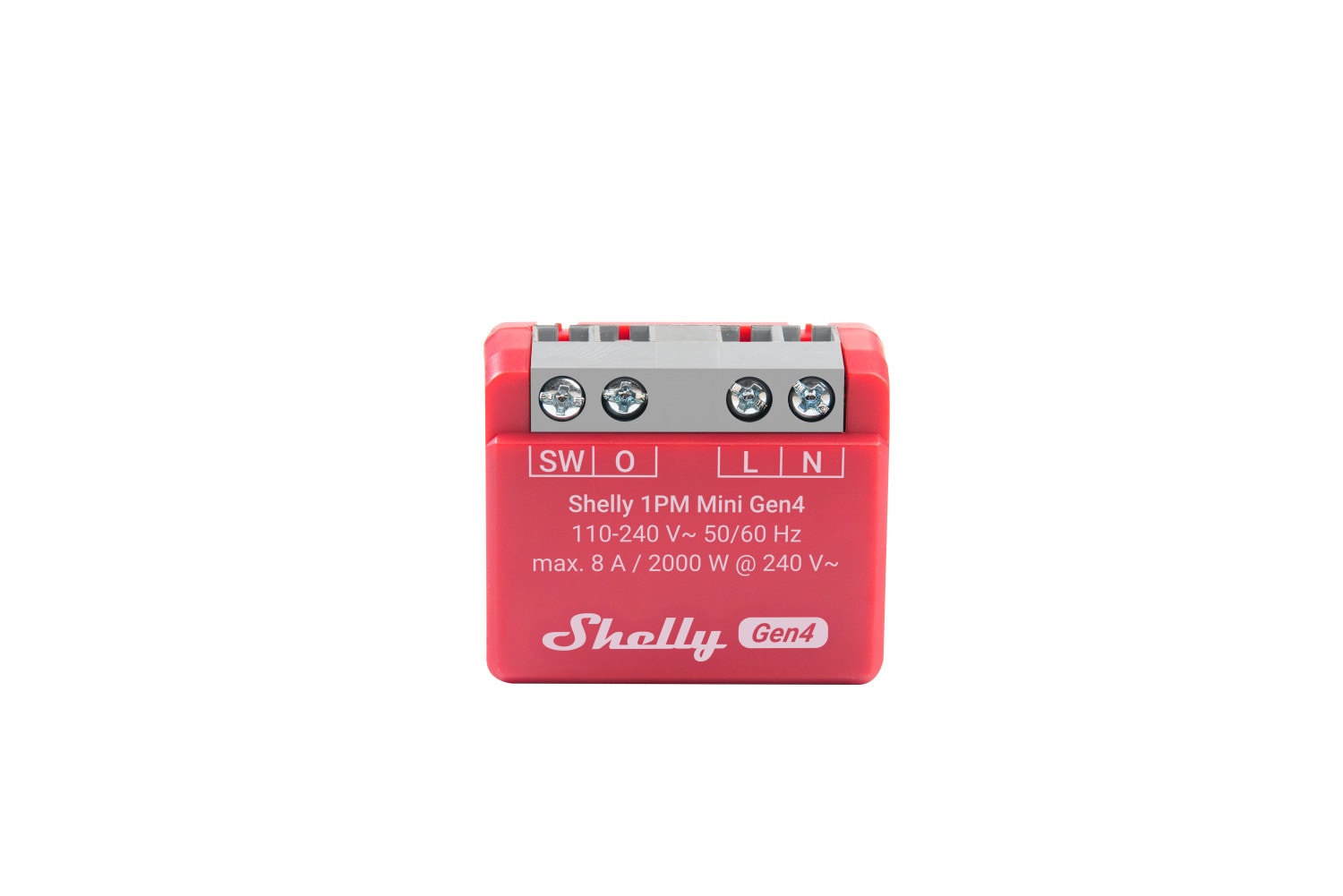 Shelly 1PM Mini Gen4 Unterputz Relais max 8A 1 Kanal WLAN Matter Zigbee Bluetooth Leistungsmessung