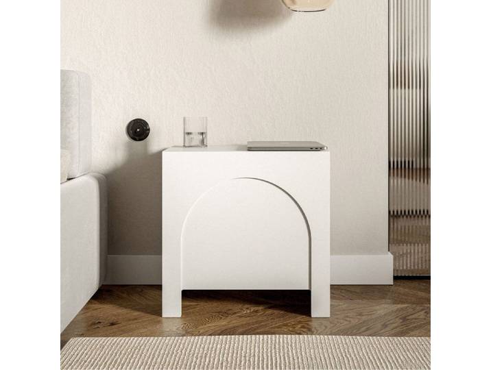 Chevet 1 porte 50x35x49 cm blanc - ARK