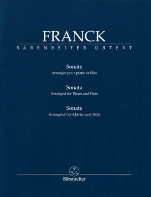 Bärenreiter Franck Sonate Flöte
