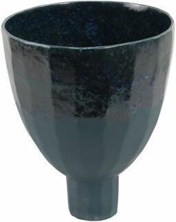 Sagebrook Home Vimioso Portugal Vase, Blue, Contemporary