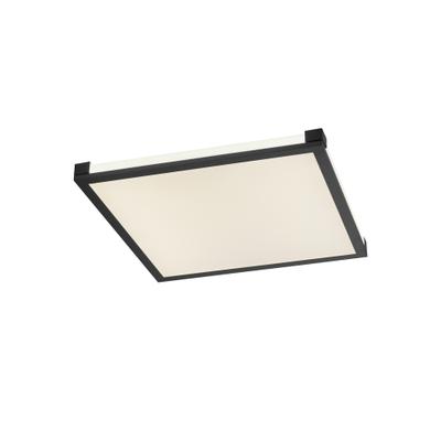 JUST LIGHT Deckenleuchte "MARIO", schwarz, 2, H: 7,1cm, 1 Stk., Leuchten, CCT - über Fernbedienung, RGB, dimmbar über Fernbedienung, Deckenleuchte