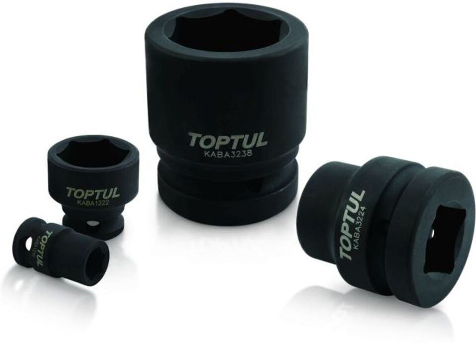 Slagmoerdop TOPTUL 1/2 inch 15 mm 6-Kant