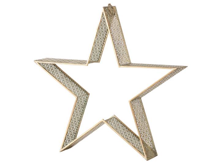 Dekostern, Goldfarben, Metall, Stern, Stern, 15.5x79x80.5 cm, zum Stellen, Dekoration, Weihnachtsdekoration, Winterdeko