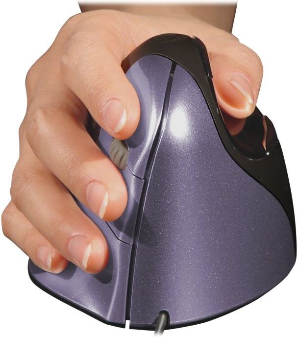 Evoluent VerticalMouse 4 Small Right Hand Wired USB VM4S Black