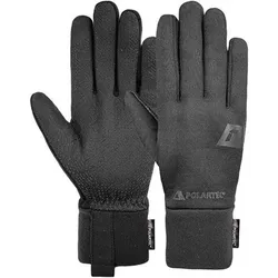 REUSCH Herren Handschuhe Reusch Power Stretch® TOUCH-TEC™, Größe 6 in Schwarz Schwarz