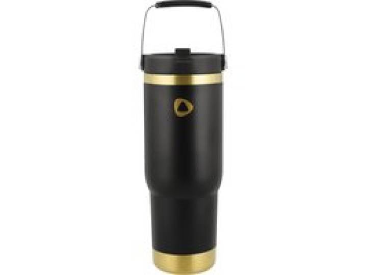 SILVERCREST® Gobelet isotherme en acier inoxydable avec anse, 880 ml (noir)