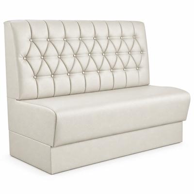 RIVOR Möbel Dinerbank Elegance 140 cm Kunstleder Gibson Weiß 9534