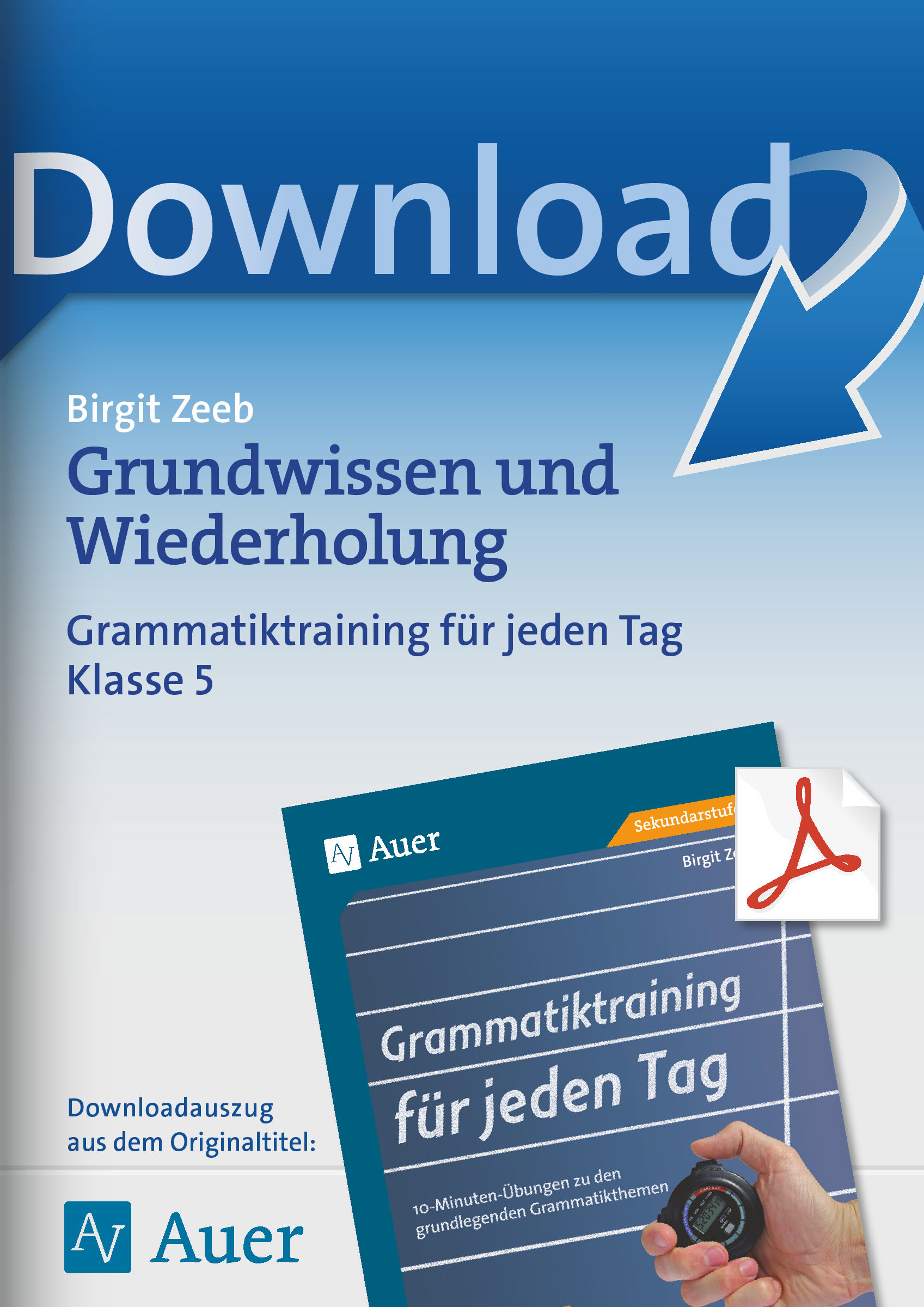 Auer Verlag Grundwissen und Wiederholung
