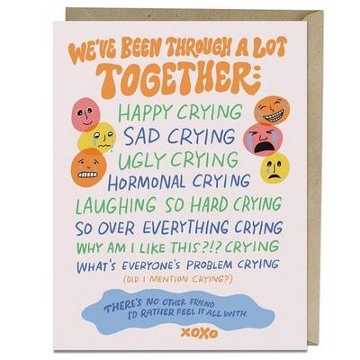 6-Pack Em & Friends Happy Crying Greeting Card, Taschenbuch von Em & Friends, Abrams and Chronicle Books IWUK, 978-1-64246-534-1